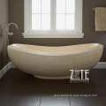Factory Supply freestanding solid modern marble bathtub for bathroom